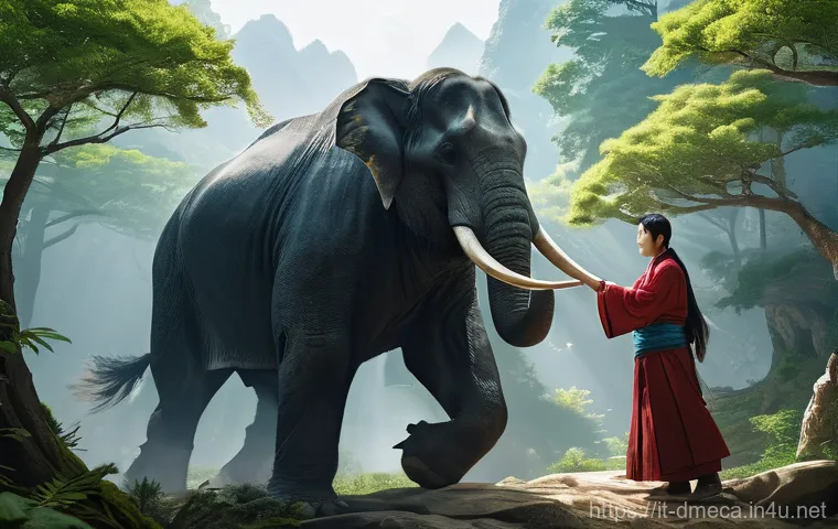 공룡메카드 등장인물의 성장 스토리 - **Prompt:** A compelling image capturing Na Yongchan's internal strength and courage in the face of ...