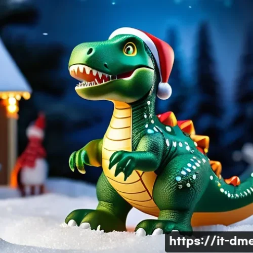 공룡메카드 크리스마스 한정판 정보 - A highly detailed collectible dinosaur toy from the Dinocard limited Christmas edition, featuring me...