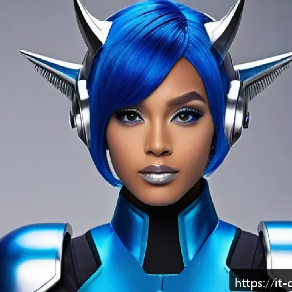 공룡메카드 관련 코스프레 의상 - A futuristic Dinocore Mecard cosplay character wearing a sleek, form-fitting lycra and neoprene body...